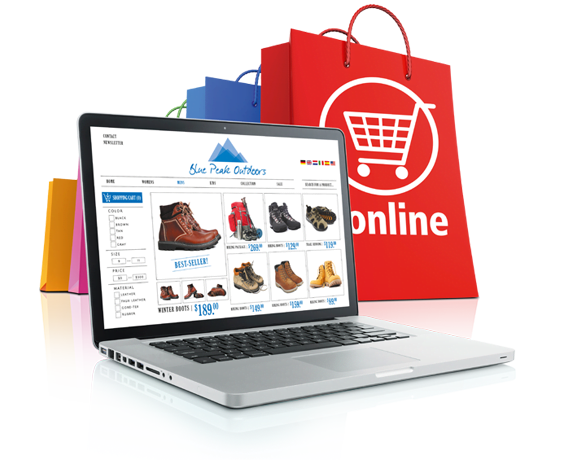 Tienda Online abierta 24 horas todos los días, visible en cualquier lugar y desde cualquier dispositivo.